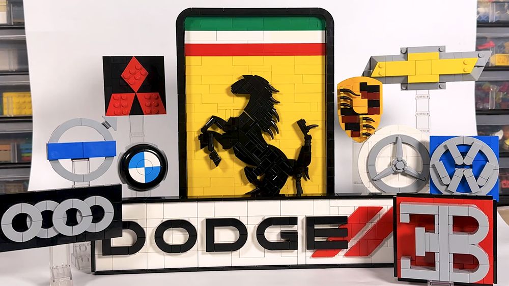  A YouTuber made 100 famous logos from Lego and shared the instructions 
